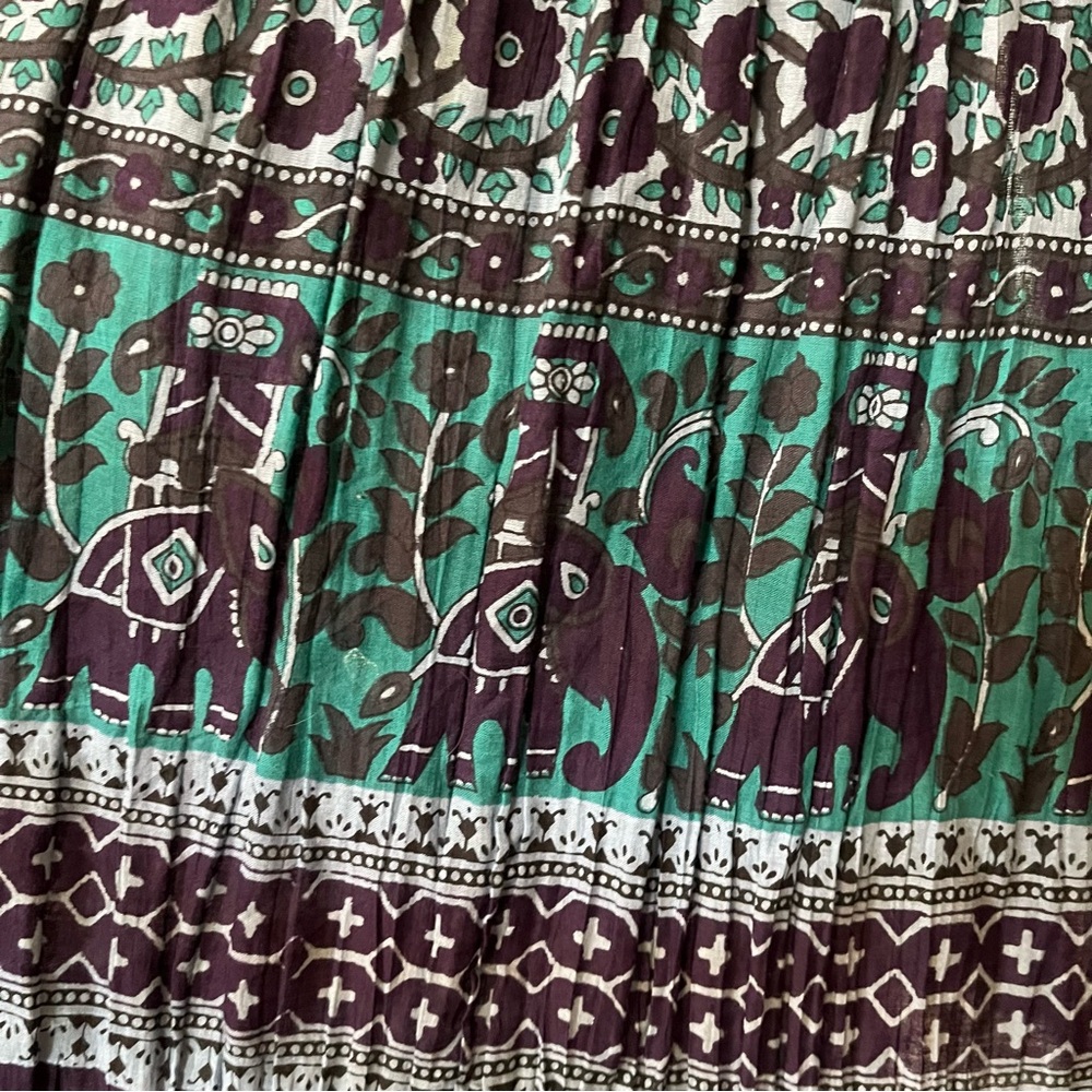 Elephant India broomstick hippie skirt twirl spinner deadhead phish tour π πππ - Picture 5 of 6